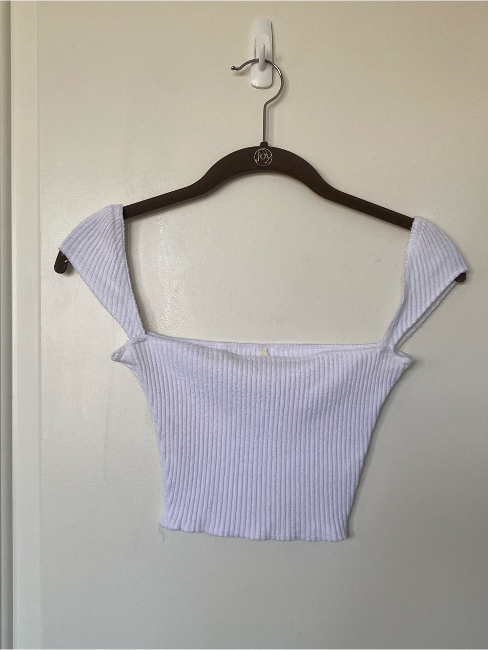 Are You Am I AYAI Ribbed Square Neck Crop